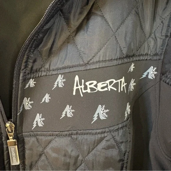 Descente Team Alberta Quilted Jacket Women’s M Black Ski Athletic Insulated - Picture 5 of 11